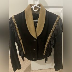 Latch Me West suede Jacket. Size medium